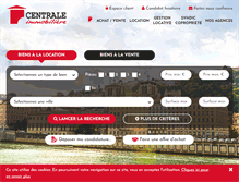 Tablet Screenshot of centraleimmo.fr